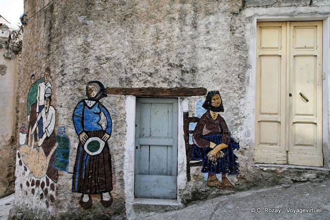 Orgosolo, les deux femmes de la Via Corraine G. - Sardaigne