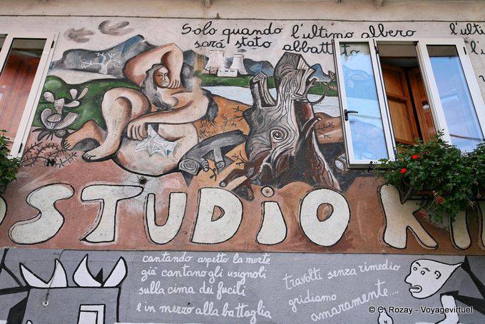 Orgosolo, quand le dernier arbre sera abattu, murales - Sardaigne