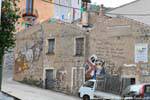 Orgosolo, Gramsci et le despotisme, via Angioy, murales, Sardaigne.