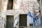 Orgosolo, Peppino Mereu, murales, Via Lamarmora, Sardaigne.