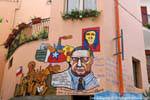 Orgosolo, assassinat de Salvador Allende, 11 septembre 1973, murales, Sardaigne.