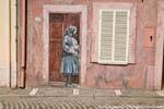 Tinnura, la femme du cinq, murales, Sardaigne.