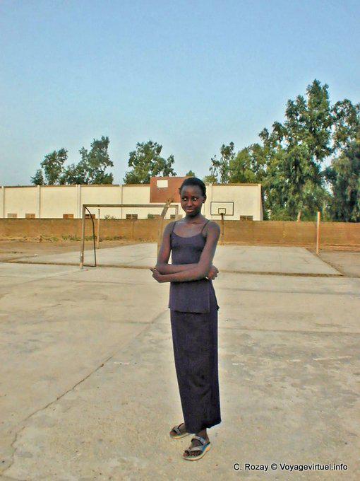 Timideaise sur le terrain de sport de Foundiougne - Sénégal