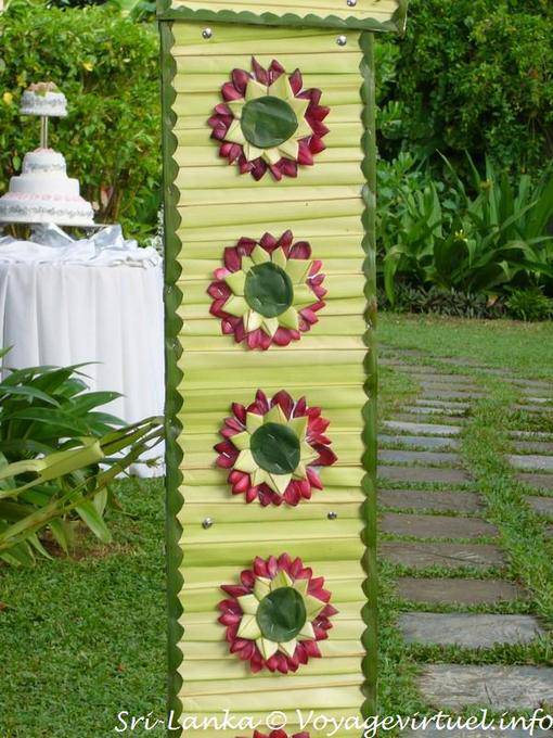 Décoration de mariage, hôtel Eden, Beruwela - Ceylan Sri Lanka