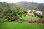 Panorama depuis l'hôtel, Tea Factory, Nuwara Eliya, Ceylan Sri Lanka.