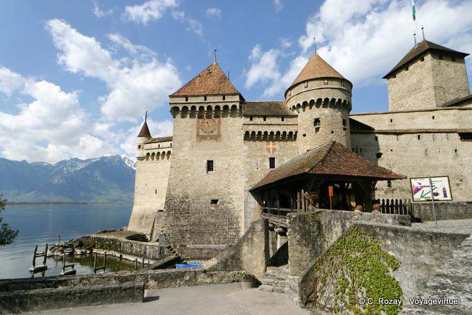 Entrée du château de Chillon - Suisse