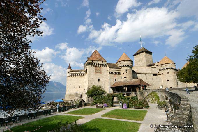 Château et jardin de Chillon, Montreux - Suisse