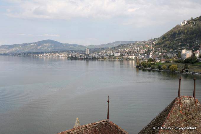 Panorama sur Montreux, Château de Chillon - Suisse