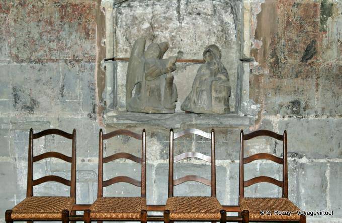 Niche sacrée, cathédrale Notre-Dame de Lausanne - Suisse