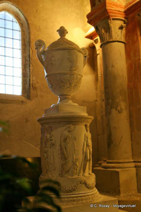 Détail intérieur, cathédrale Notre-Dame de Lausanne - Suisse