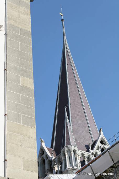 Clocher de l'église Saint-Francois, Lausanne - Suisse