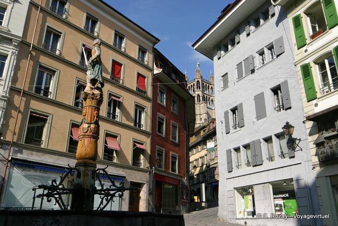 Place la Palud, Lausanne - Suisse