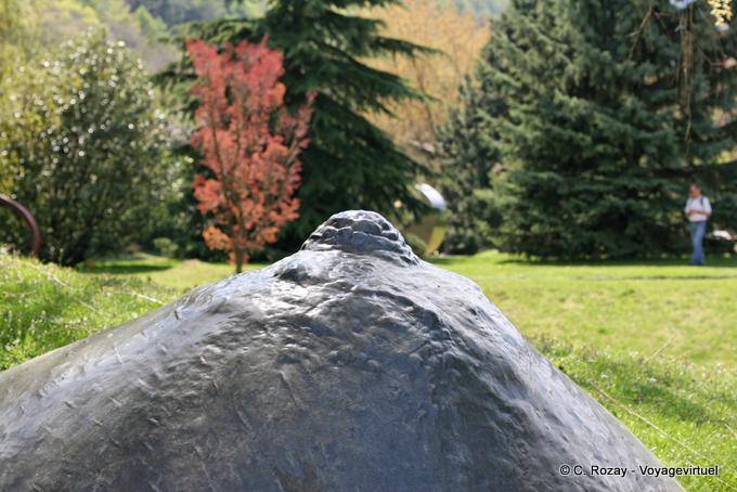 Aréole métallique du sein, par César, Martigny, fondation Gianadda - Suisse