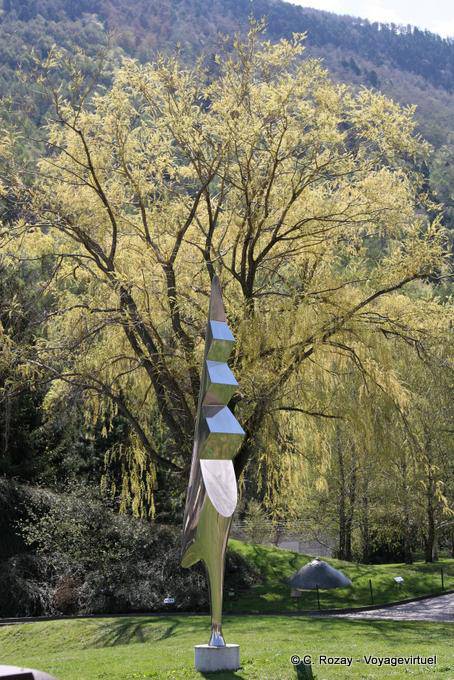 Brancusi, le grand coq, sculpture, fondation Gianadda - Suisse