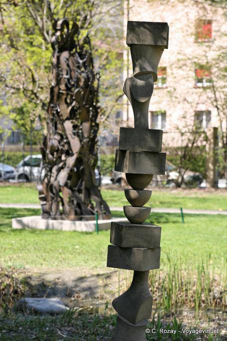 Sculpture d'Onno de Wit, fondation Gianadda - Suisse