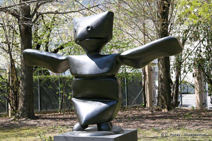 Oiseau sculpture, Max Ernst, Le Grand Assistant, fondation Gianadda - Suisse