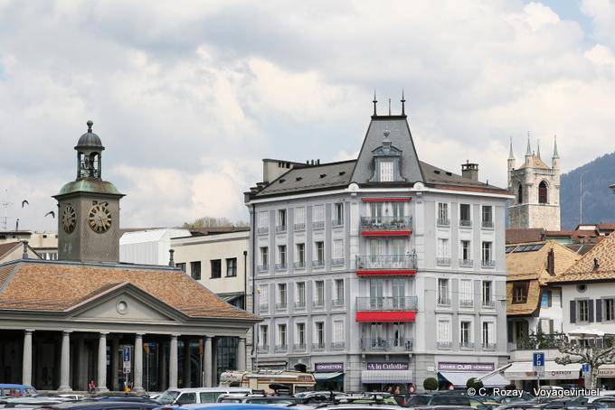 La Grand-Place du marché, Vevey - Suisse