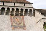 Horloge bernoise, Château de Chillon, Montreux, Suisse.
