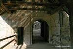 Poterne d'entrée, Château de Chillon, Montreux, Suisse.