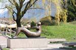 Martigny, fondation Gianadda, Henry Moore, Reclining figure, Suisse.