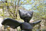 Le Grand Assistant, sculpture de Max Ernst, gros-plan, Fondation Gianadda, Suisse.