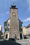 La Tour de l'Horloge, Vevey, Suisse.