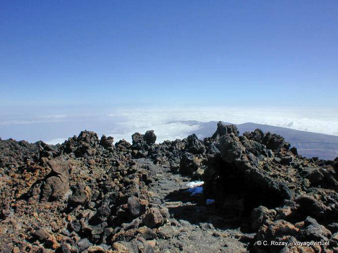 Ténérife, l'île vue depuis le Teide