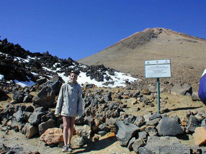 Froidure, promenade sur le volcan Teide, Ténérife