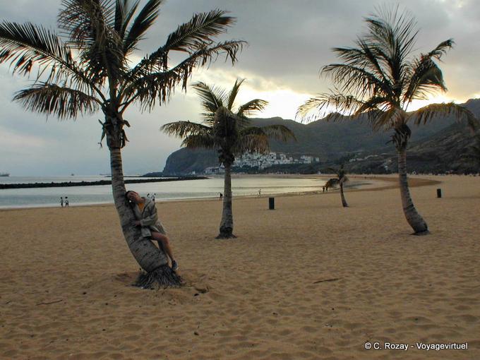La plage de Las Teresitas, Ténérife