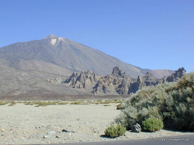 Le Teide, pic enneigé, Ténérife