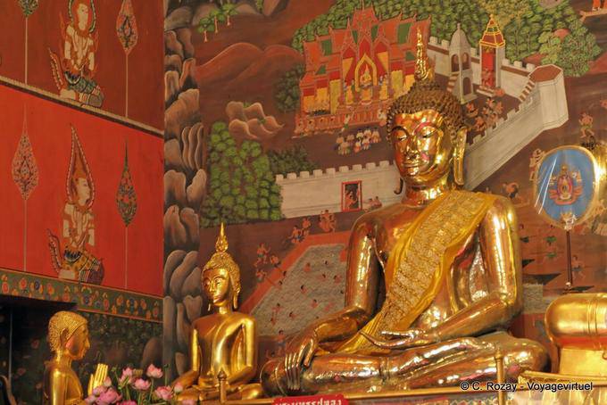 Château-fort peint, Wat Phanan Choeng, Ayutthaya - Thaïlande