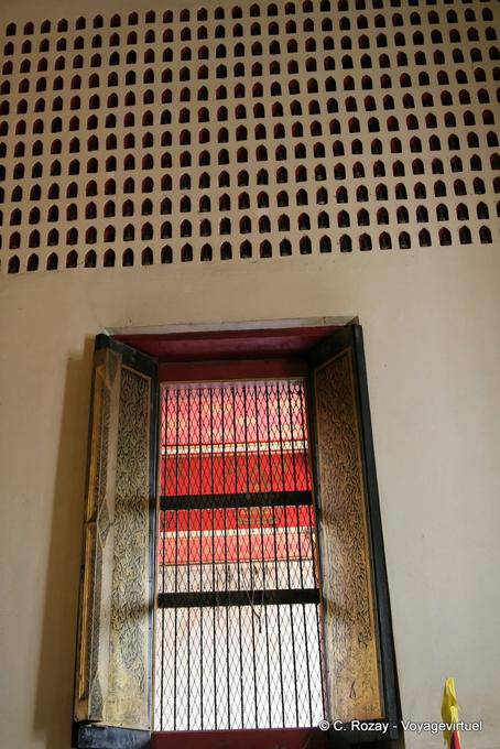 Décoration intérieure, Wat Phanan Choeng, Ayutthaya - Thaïlande
