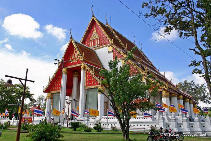 Vue sur le Wat Na Phra Men, Ayutthaya - Thaïlande