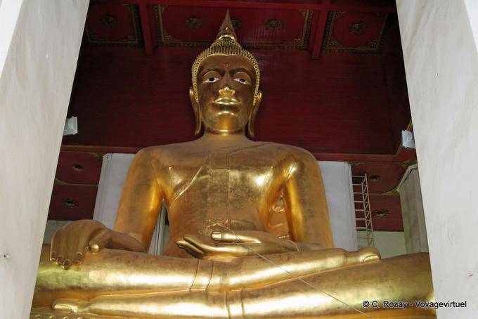 Bouddha du Wat Na Phra Men, Ayutthaya - Thaïlande