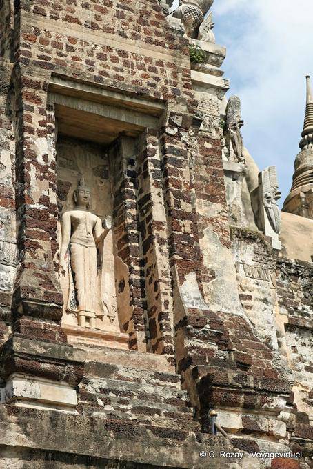 Jataka en niche (Ratchaburana), Wat Raj Burana, Ayutthaya - Thaïlande