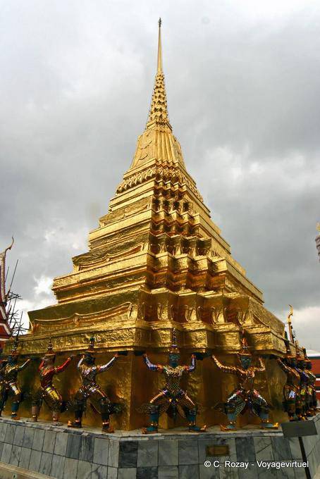 Golden Chedi, Wat Phra Kaeo, Bangkok - Thaïlande