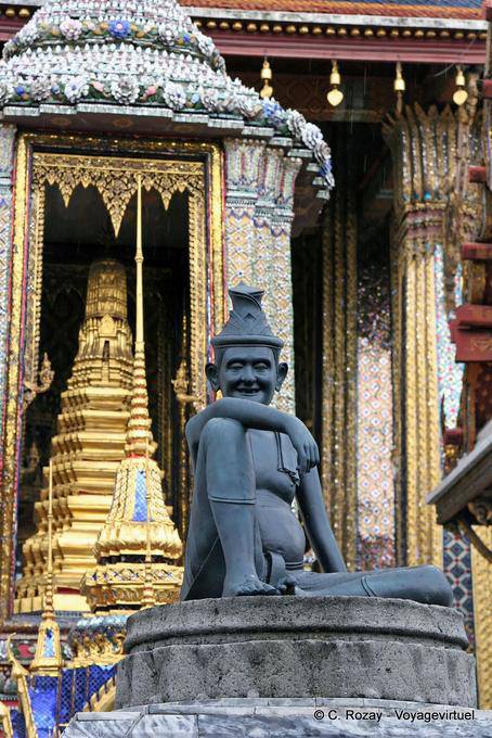 Le Docteur Ermite, Wat Phra Kaeo, Bangkok - Thaïlande