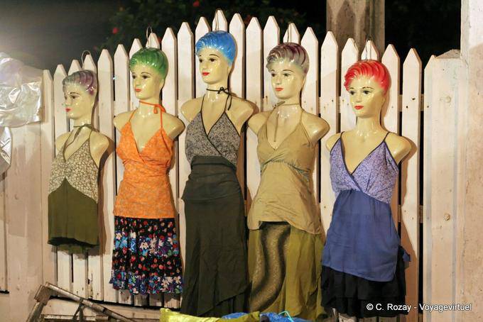Exposition de mannequins, Chiang Mai - Thaïlande