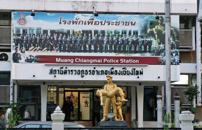 Police station, Chiang Mai - Thaïlande