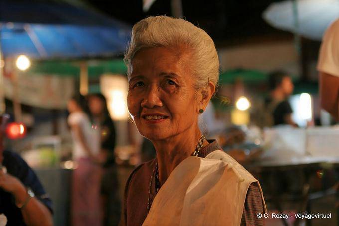 Dame thaïe, Chiang Mai - Thaïlande