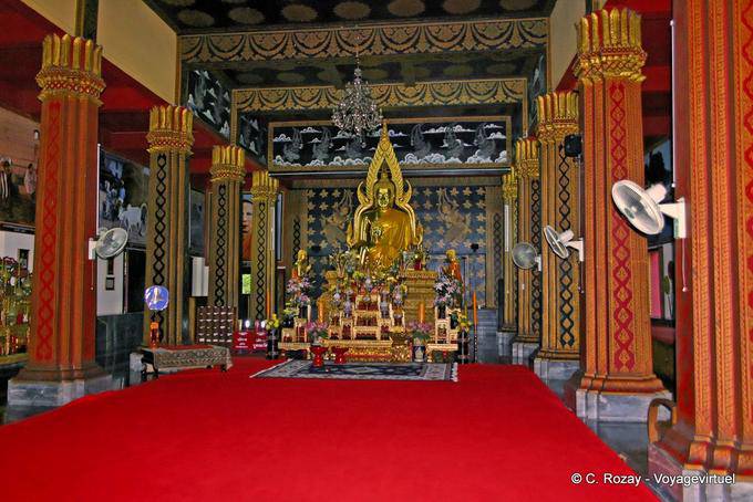 Salle de prière du Wat Pan On, Chiang Mai Temple - Thaïlande