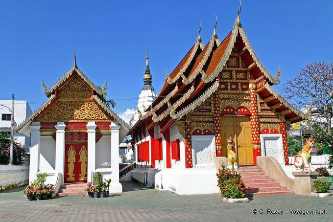 Monastère à identifier, Chiang Mai Temple - Thaïlande