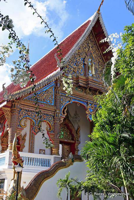 Magnificence de l'art thaïlandais, Chiang Mai Temple - Thaïlande