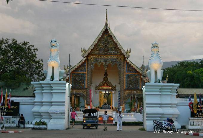 Entrée principale, Wat Phra Sing, Chiang Mai - Thaïlande