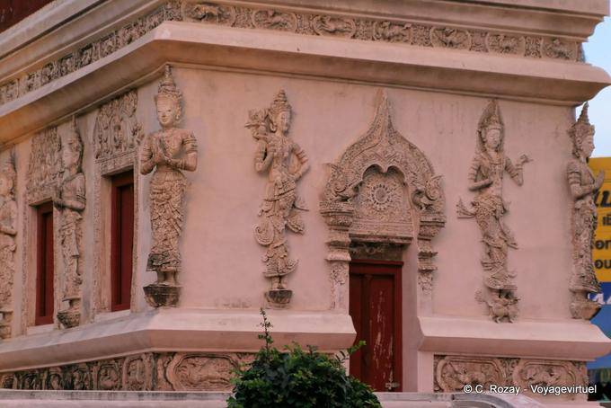 Bas du Ho Trai, Wat Phra Sing, Chiang Mai - Thaïlande