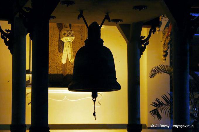 Cloche du beffroi, Wat Phra Sing, Chiang Mai - Thaïlande