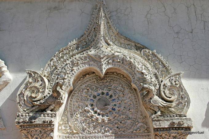 Détail architectural, Wat Phra Sing, Chiang Mai - Thaïlande