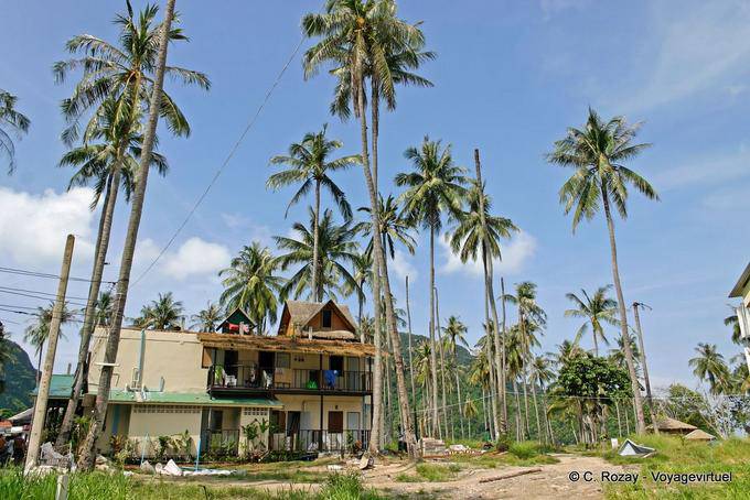 Traces du tsunami de 2004, Koh Phi Phi - Thaïlande