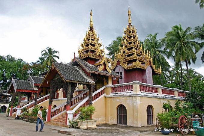 Temple traditionnel birman, Lampang, Wat Sri Chum - Thaïlande
