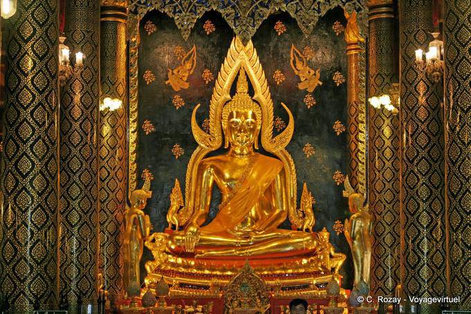 Phra Buddha Chinnarat, Wat Phra Si Rattana Mahatha, Phitsanulok - Thaïlande